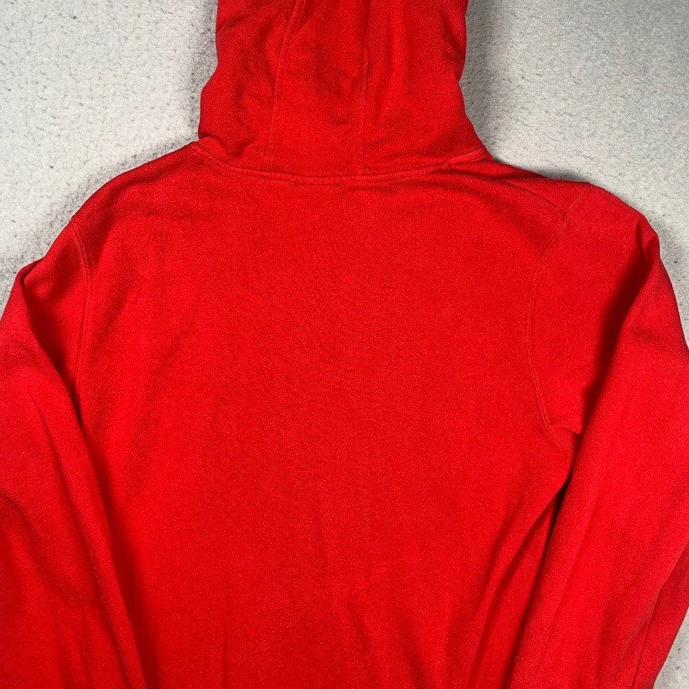 Cinch Hoodie Mens Large Red Denim Co Embroidered Pullover Sweatshirt Western - Picture 8 of 13
